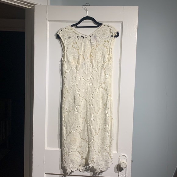 Jigsaw white lace dress with slip - Picture 15 of 17